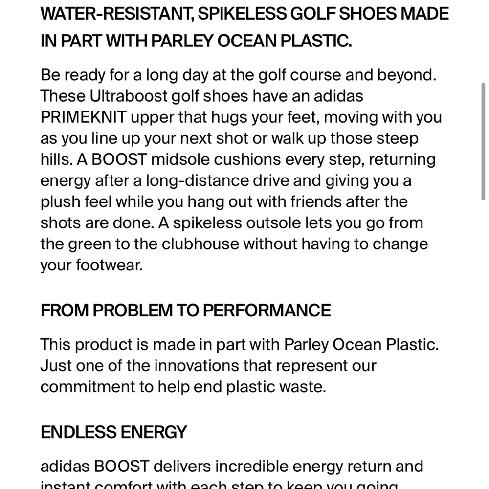 Adidas Ultraboost Golf Shoes - Picture 11 of 13